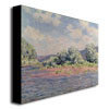 Trademark Fine Art Claude Monet 'The Seine at Port Villez' Canvas Art, 24x32 BL0886-C2432GG